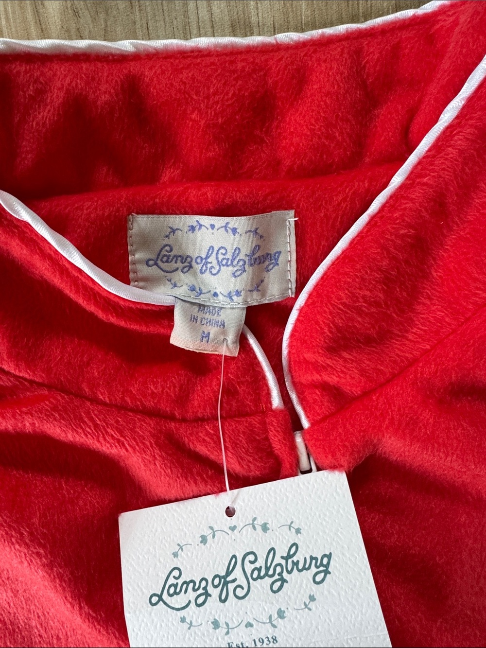 NWT Lanz of Salzburg Zip Front Nightgown M - Picture 9 of 12